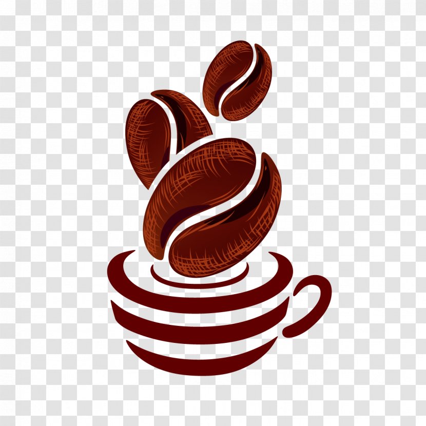Coffee Tea Cafe Latte Breakfast - Cartoon Gourmet Beans Transparent PNG