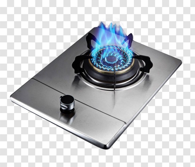 Table Gas Stove Kitchen - Hearth - Stainless Steel Transparent PNG