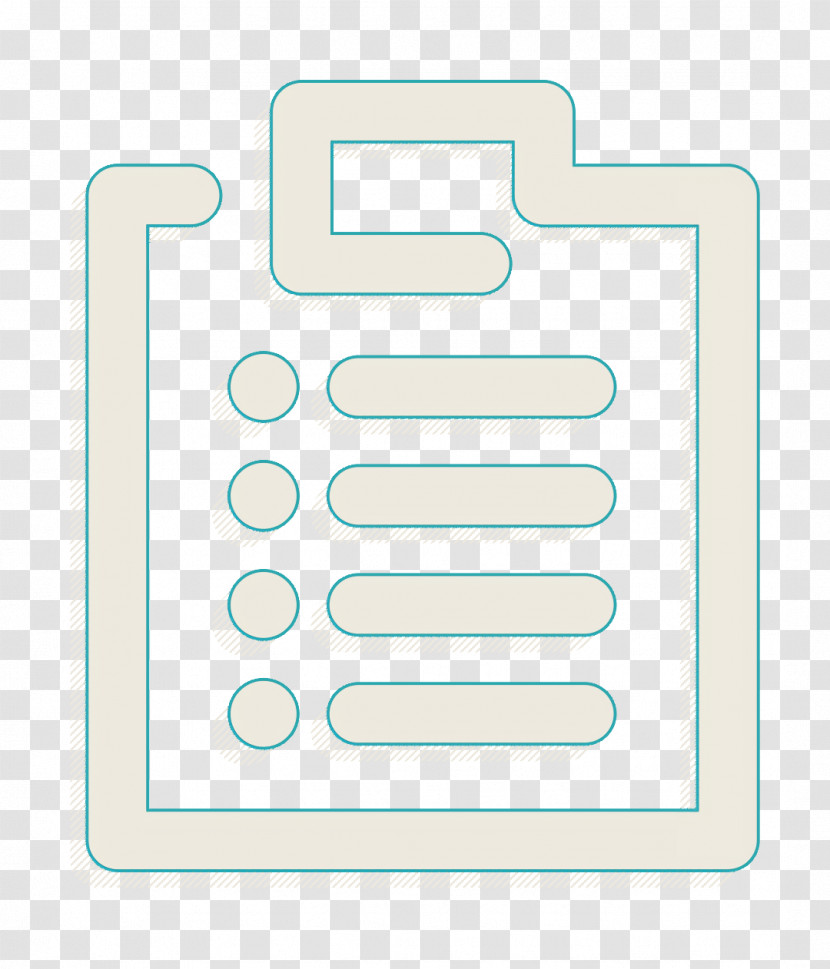 List Icon Creative Outlines Icon Clipboard Icon Transparent PNG