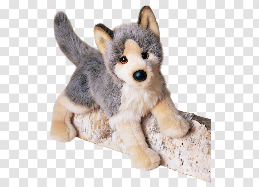 Gray Wolf Amazon.com Stuffed Animals & Cuddly Toys Plush - Heart - Dog Transparent PNG