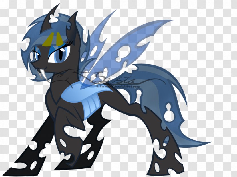 Pony Changeling DeviantArt Drawing - Silhouette - Colored Mane Transparent PNG