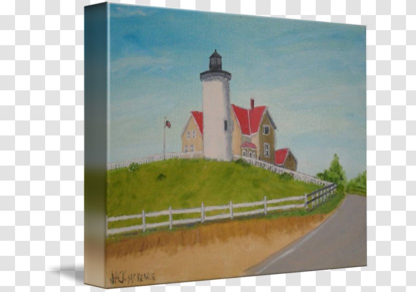 Nobska Light Lighthouse - Watercolor Transparent PNG