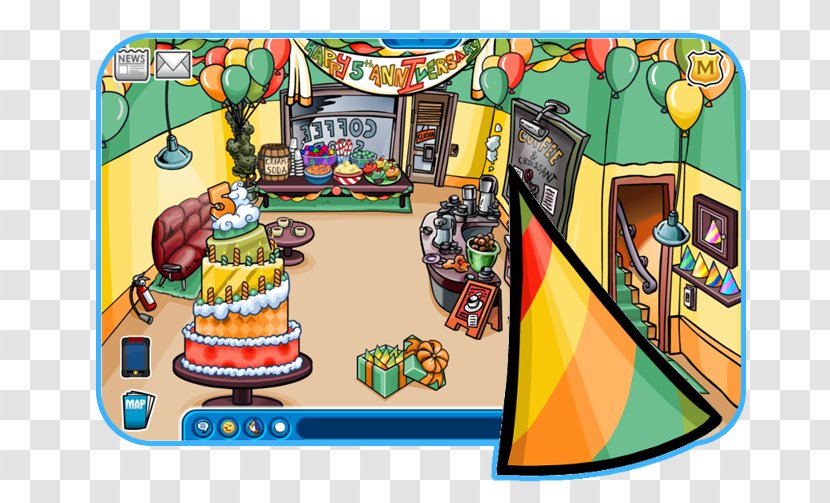 Club Penguin Game Party Wiki Anniversary Transparent PNG