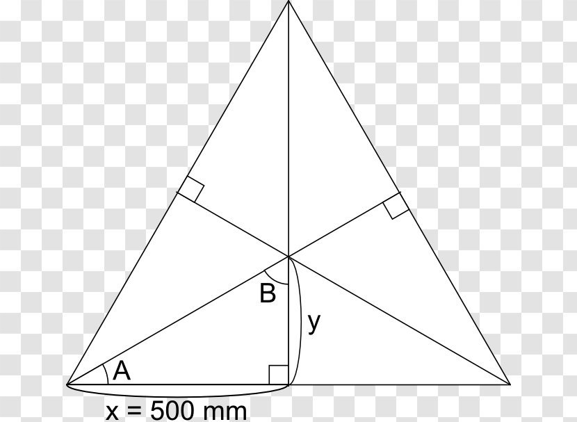 Triangle Point Line Art White - Diagram Transparent PNG
