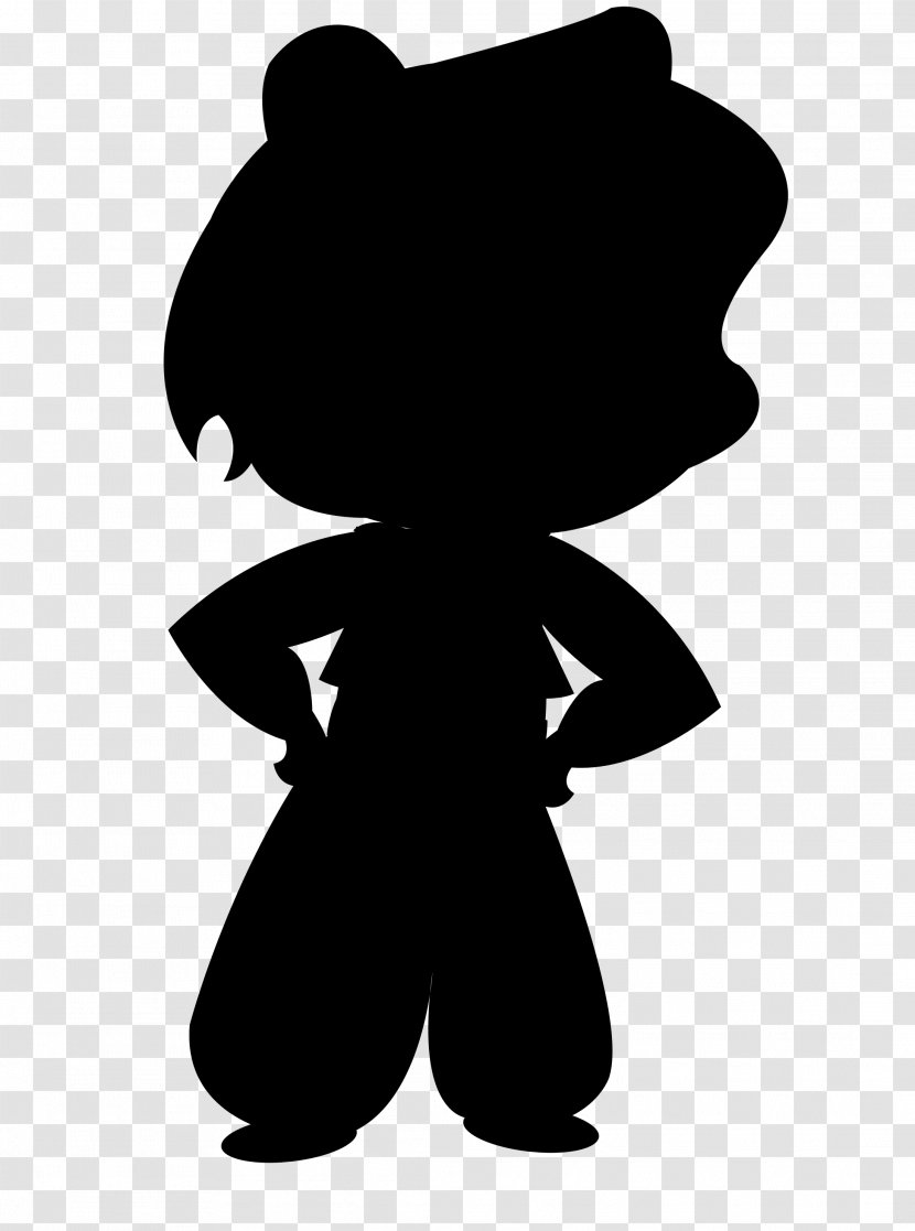 Clip Art Character Silhouette Fiction Black M Transparent PNG