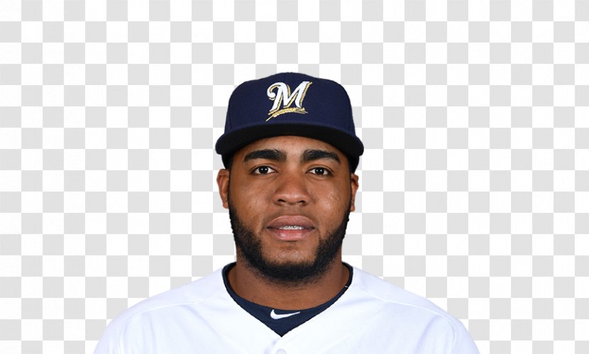 Jesus Aguilar Milwaukee Brewers MLB Baseball Miami Marlins - Cap Transparent PNG