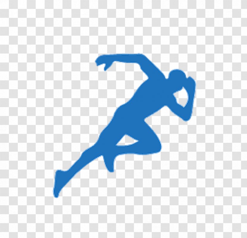 Track & Field Sprint Running Athlete Clip Art - Sport - Silhouette Transparent PNG