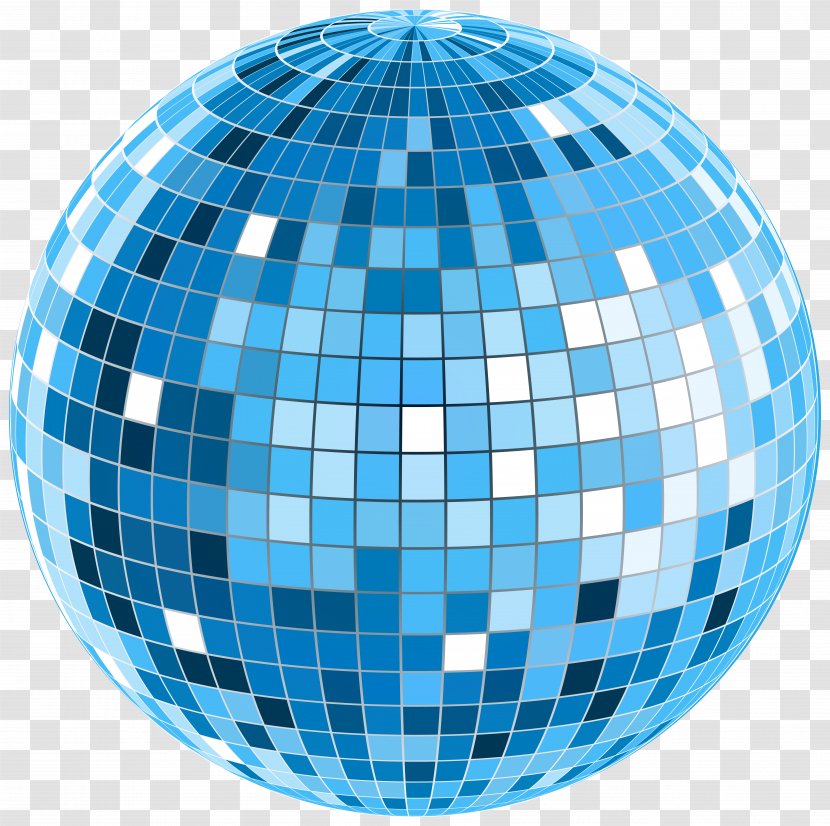 Disco Nightclub Royalty-free Clip Art - Flower - Blue Ball Transparent Image Transparent PNG