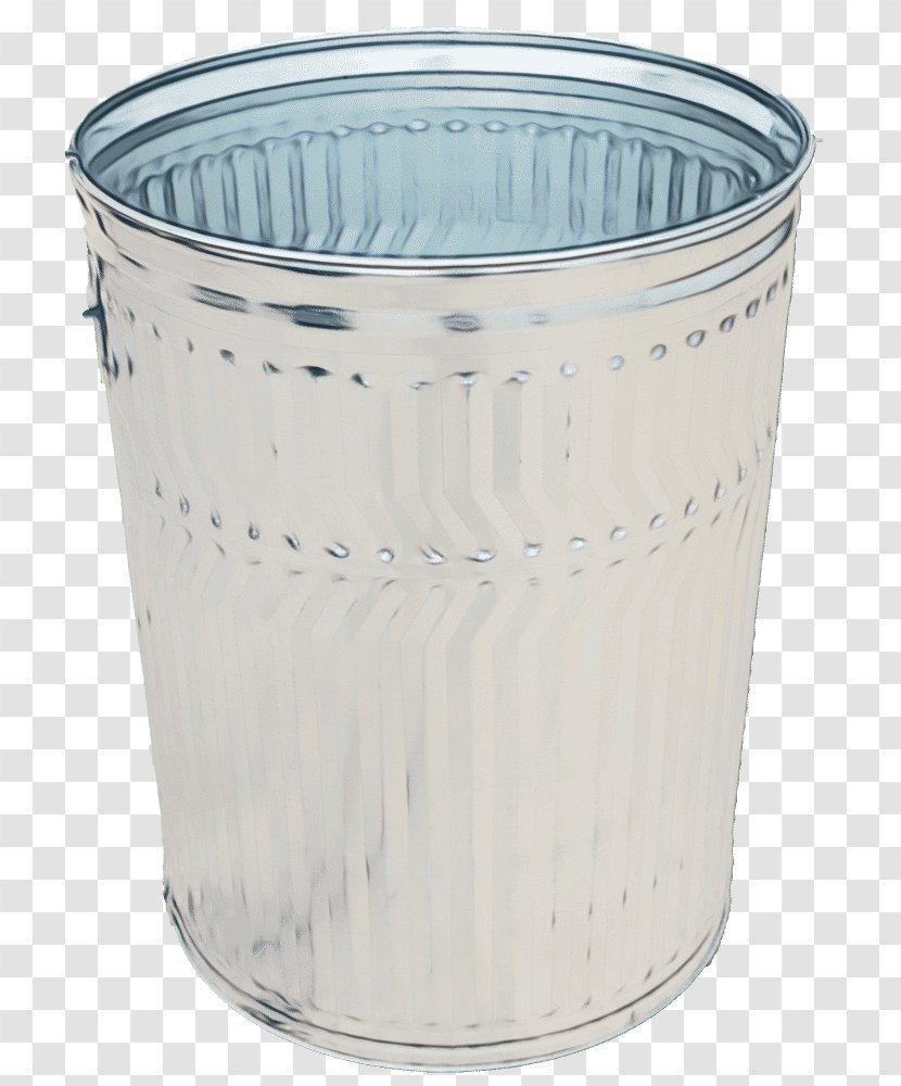 Cylinder Waste Container Basket Laundry Plastic - Household Supply - Bucket Glass Transparent PNG