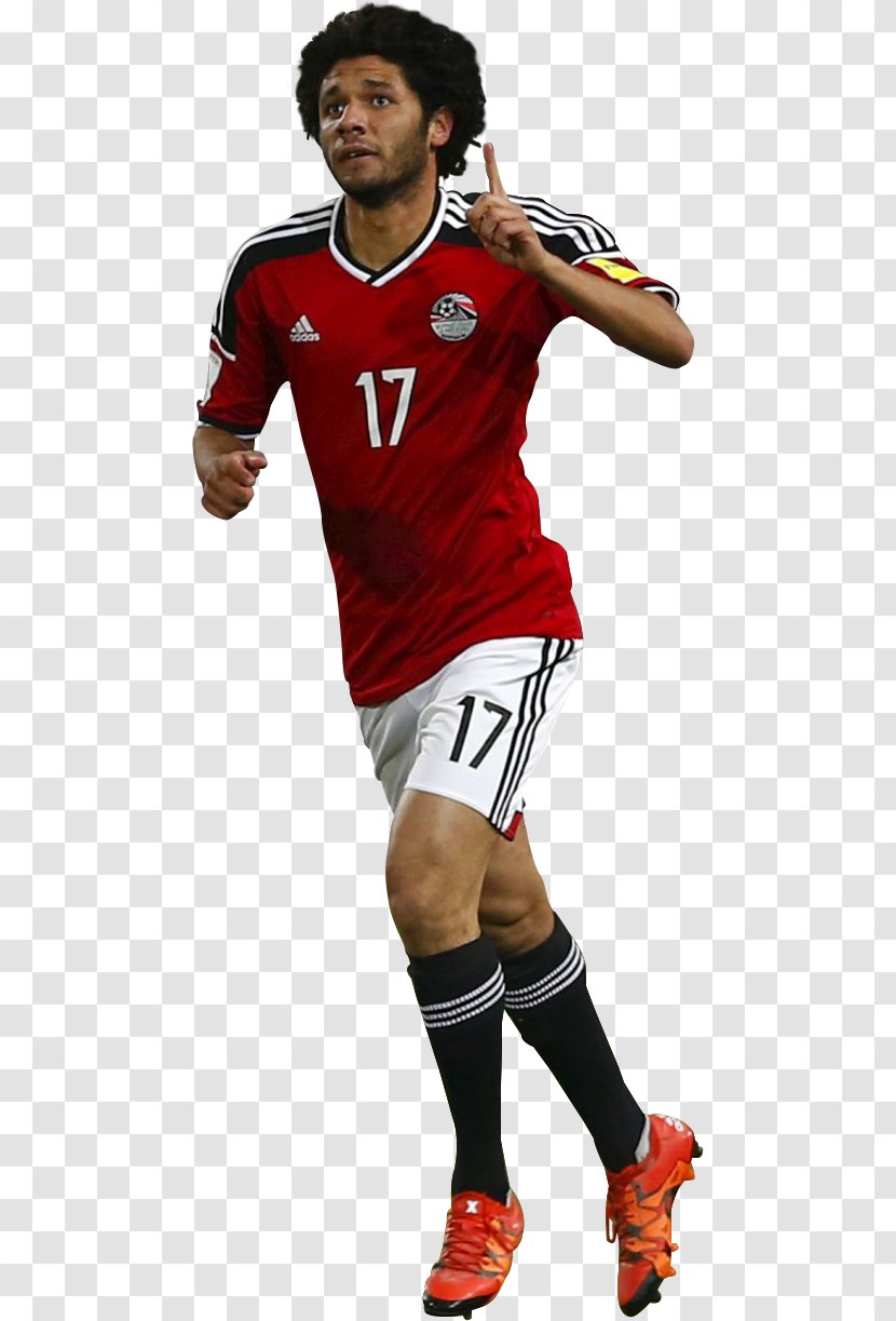 Mohamed El-Nenny Egypt National Football Team Al Ahly SC 2018 World Cup Jersey - Uniform Transparent PNG