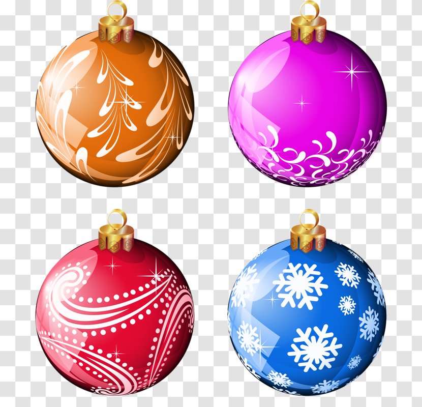 Christmas Ornament Decoration Ball Clip Art Transparent PNG