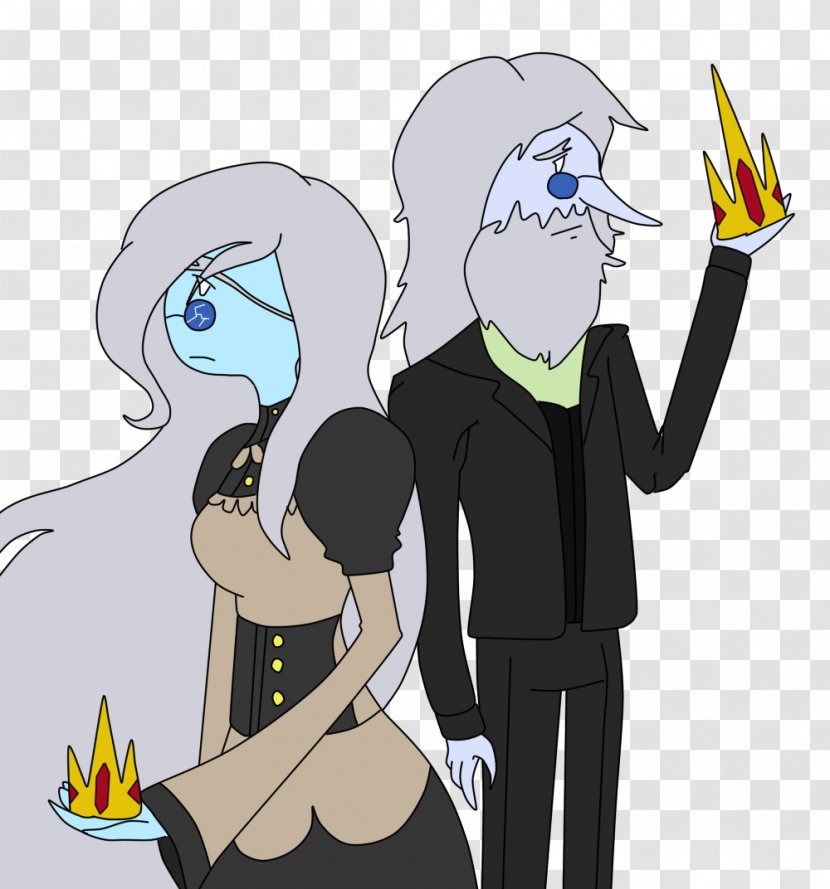 Ice King Marceline The Vampire Queen Finn Human Adventure - Heart - I Miss You Transparent PNG