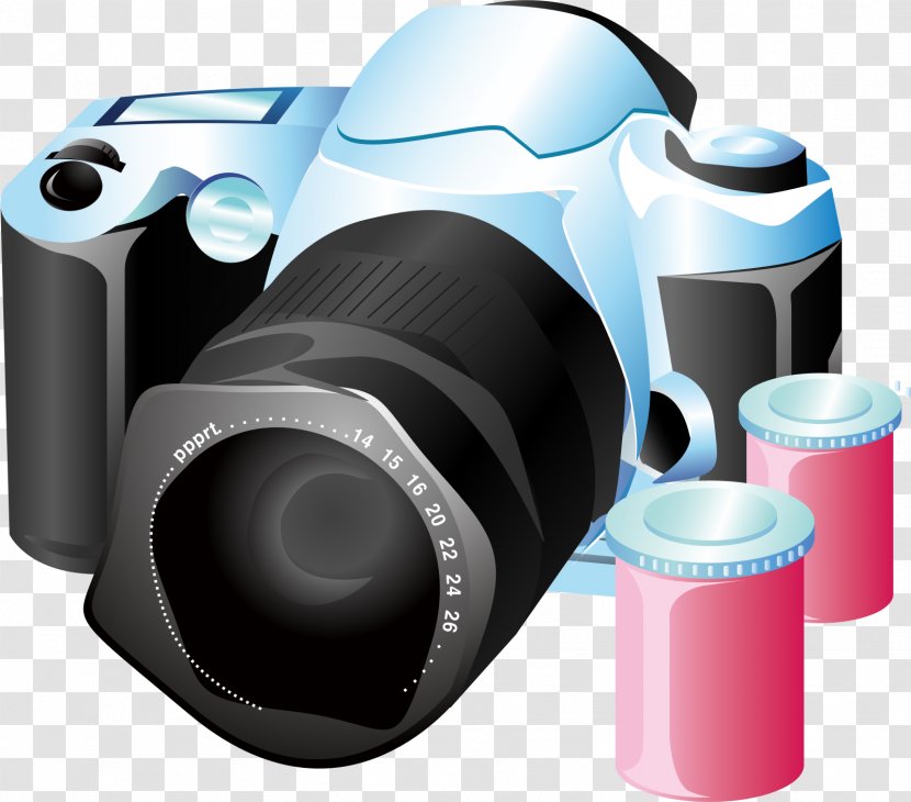Single-lens Reflex Camera Photography Digital SLR Clip Art - Slr - Photo Cameras Transparent PNG