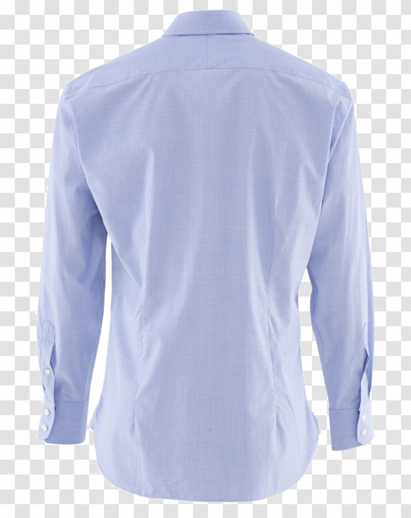 Dress Shirt Blue Collar Sleeve Blouse - Wise Man Transparent PNG