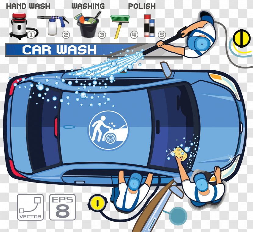 Car Wash Motor Vehicle Service Illustration - Beauty Work Workshop Transparent PNG
