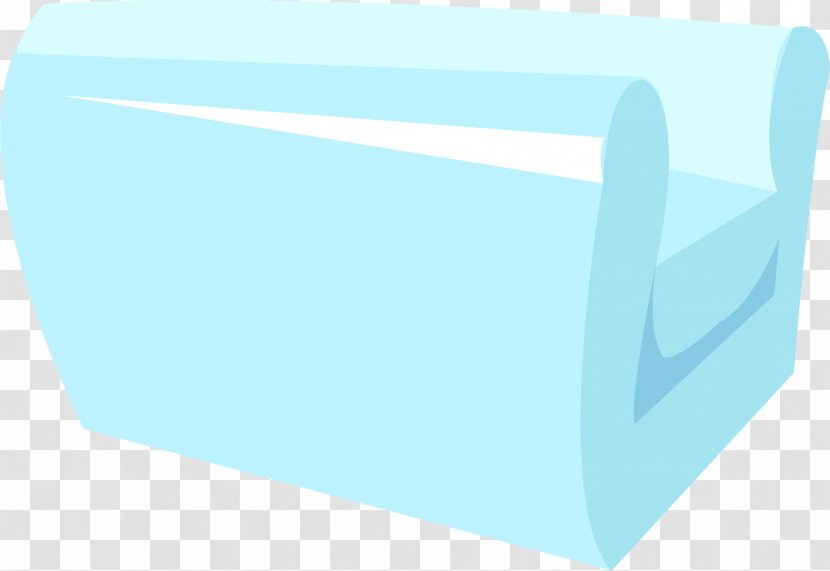Brand Turquoise - Vector Hand-painted Sofa Transparent PNG
