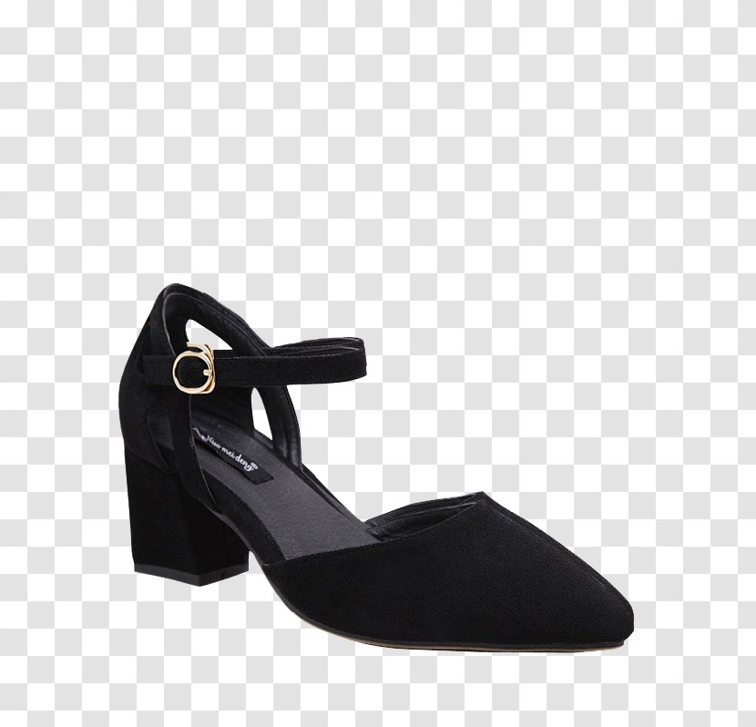 Slipper Court Shoe Suede Heel - Leather - Sandal Transparent PNG