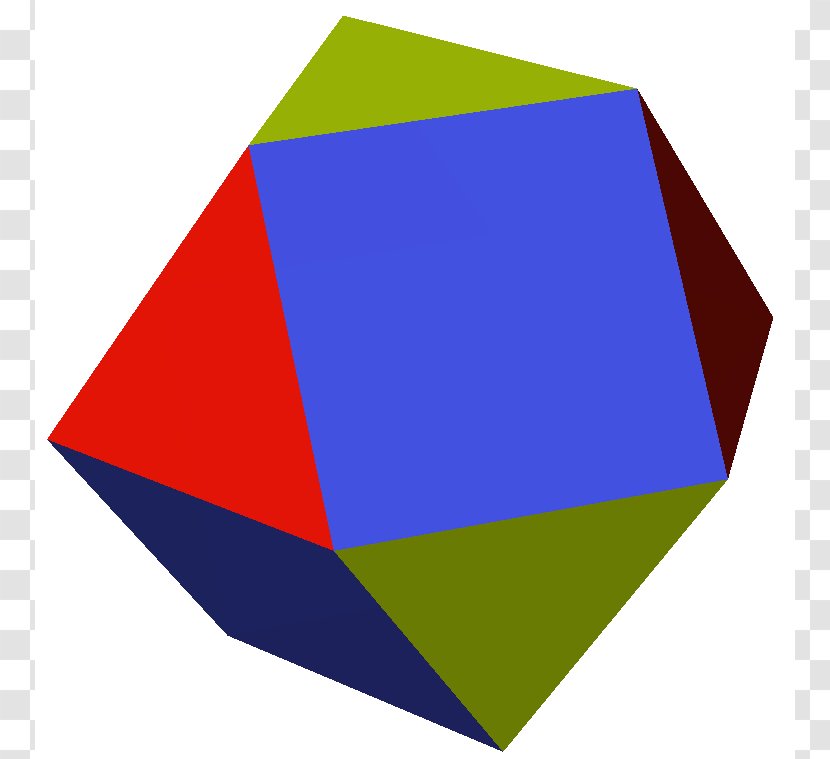 Uniform Polyhedron Octahedron Face Archimedean Solid - Mathematics Transparent PNG