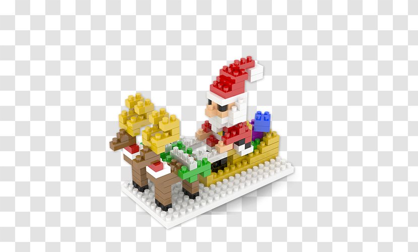 Santa Claus Funny Block Toy LEGO Transparent PNG