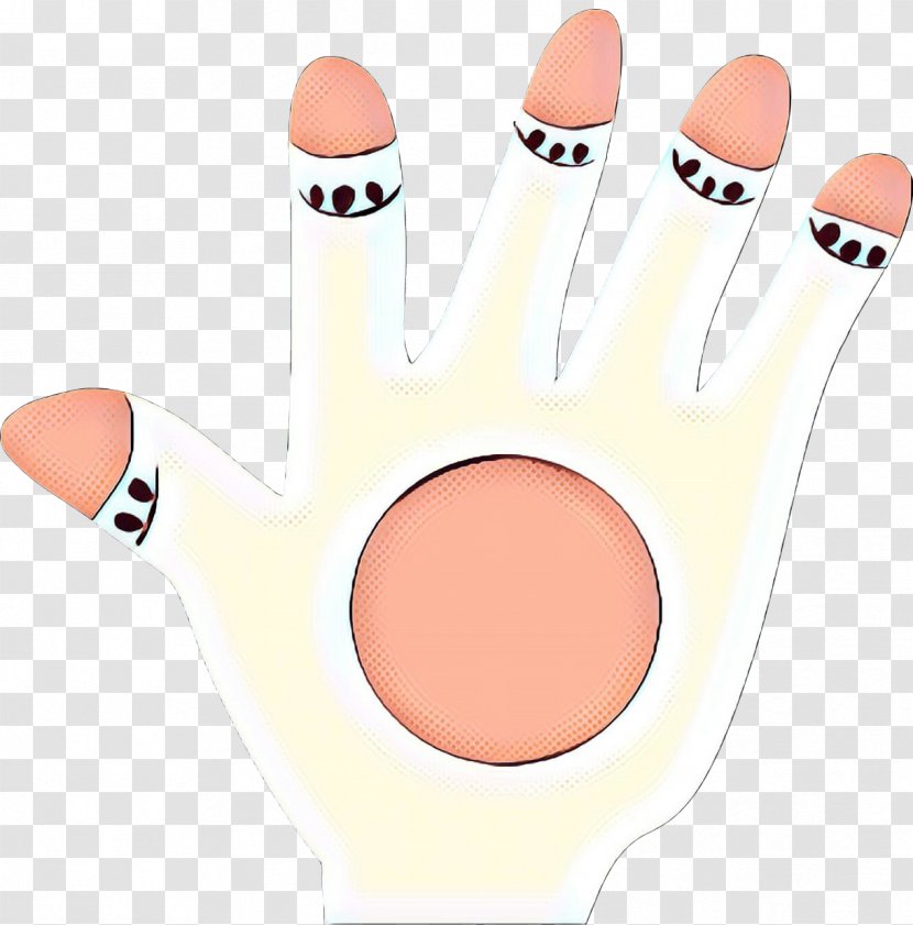 Nail Hand Model Brush Thumb Product Design - Peach - Pink Transparent PNG
