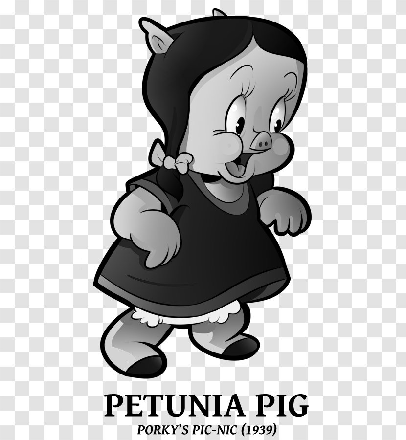 Petunia Pig Porky Daffy Duck Bugs Bunny Looney Tunes - Piggy Transparent PNG