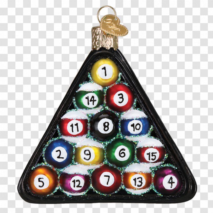 Billiard Balls Christmas Ornament Billiards Pool - Hobby - Hand-painted Figures Transparent PNG