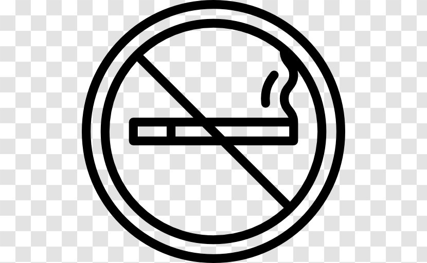 Cigarette Tobacco Smoking - Black And White Transparent PNG