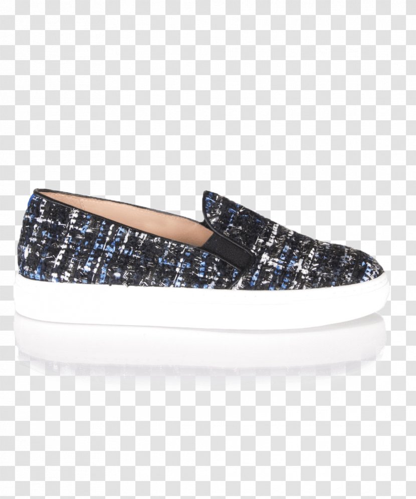 Sneakers Slip-on Shoe Cobalt Blue Pattern - Slip On Damskie Transparent PNG