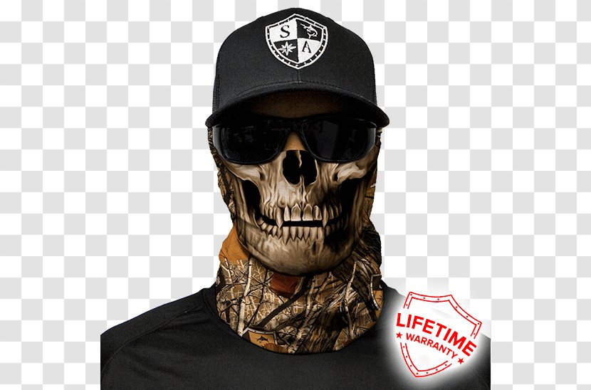 Face Shield Skull Military Camouflage - Mask Transparent PNG