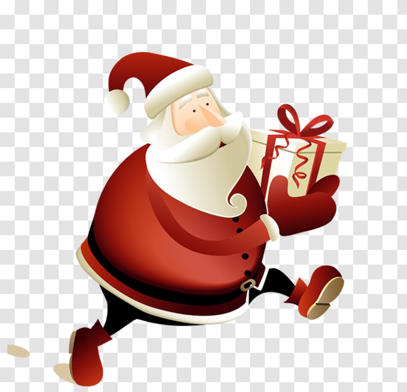 Rudolph Santa Claus Christmas - New Year Transparent PNG