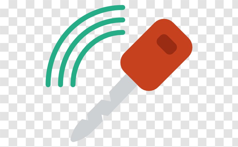 Alarm Device Logo Brand - Orange - Car Key Transparent PNG