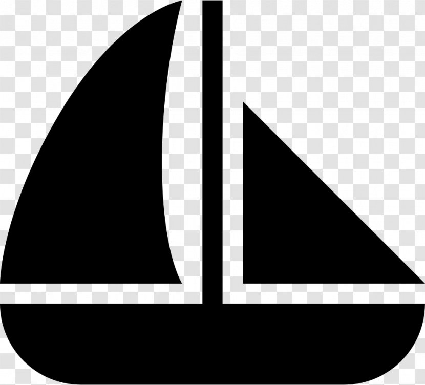 Sailboat Sailing Ship - Monochrome Photography - Icon Transparent PNG