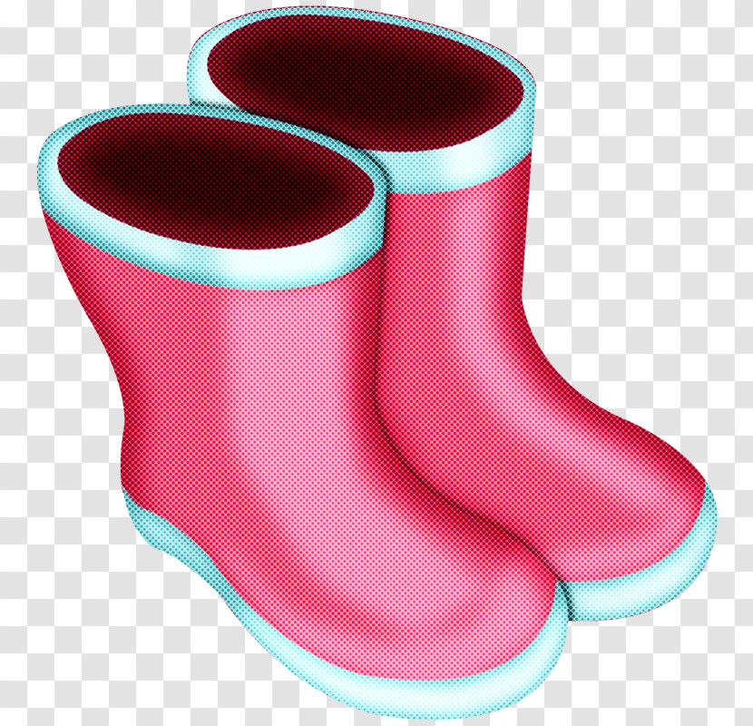 Footwear Pink Boot Shoe Magenta Transparent PNG