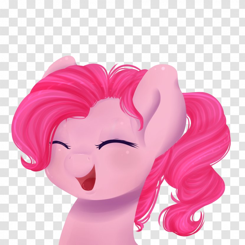 Figurine Nose Pink M Character Animated Cartoon - Lip - My Little Pony Pinki Transparent PNG