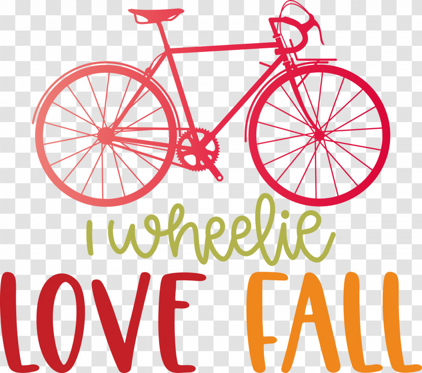 Love Fall Love Autumn I Wheelie Love Fall Transparent PNG