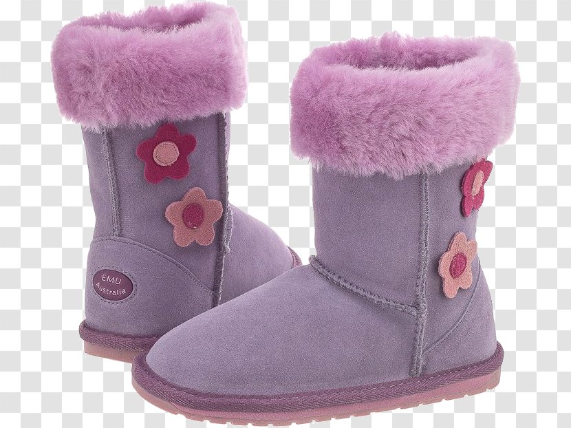 Shoe Footwear EMU Australia Boot Online Shopping - Violet - Lilac Flower Transparent PNG