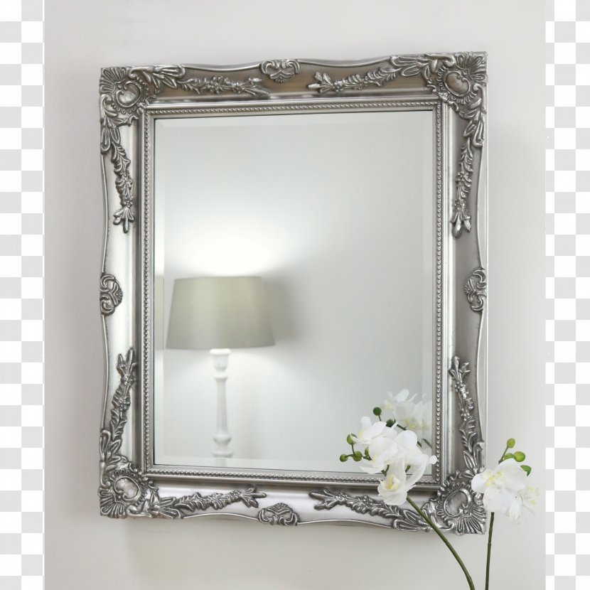 Silver Rectangle - Small Mirror Transparent PNG