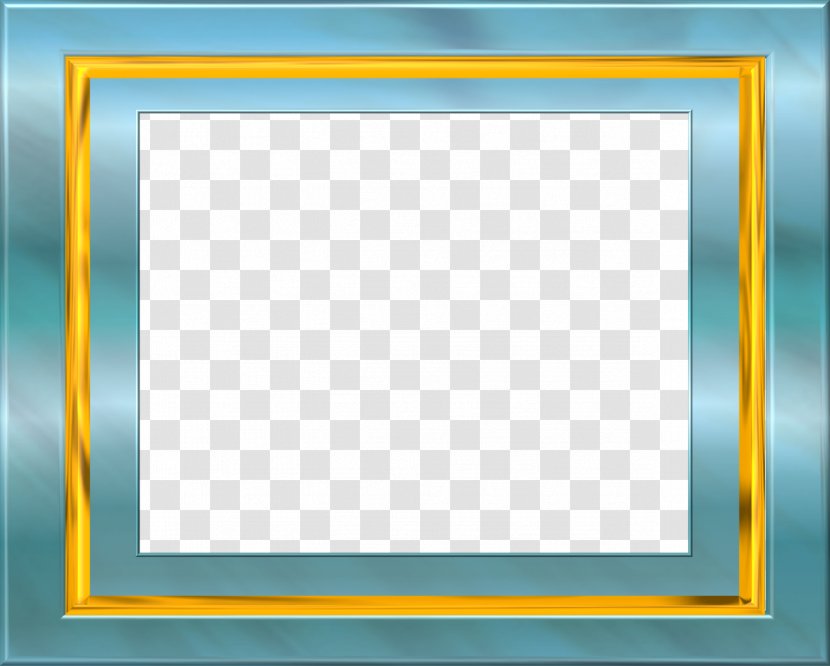 Picture Frames Window Blue Clip Art - Frame - Square Transparent PNG