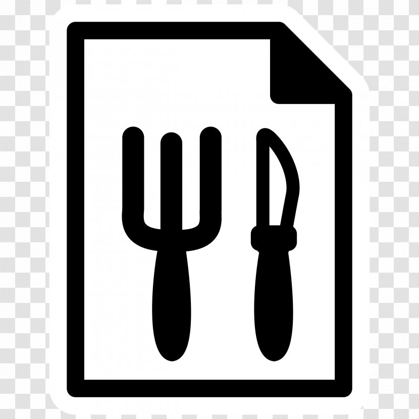 Clip Art - Monochrome - Catering Icon Transparent PNG