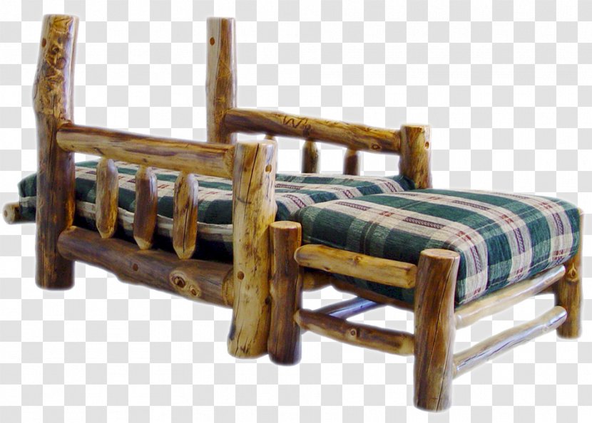 Bed Frame Wood Chair Garden Furniture - Log Transparent PNG