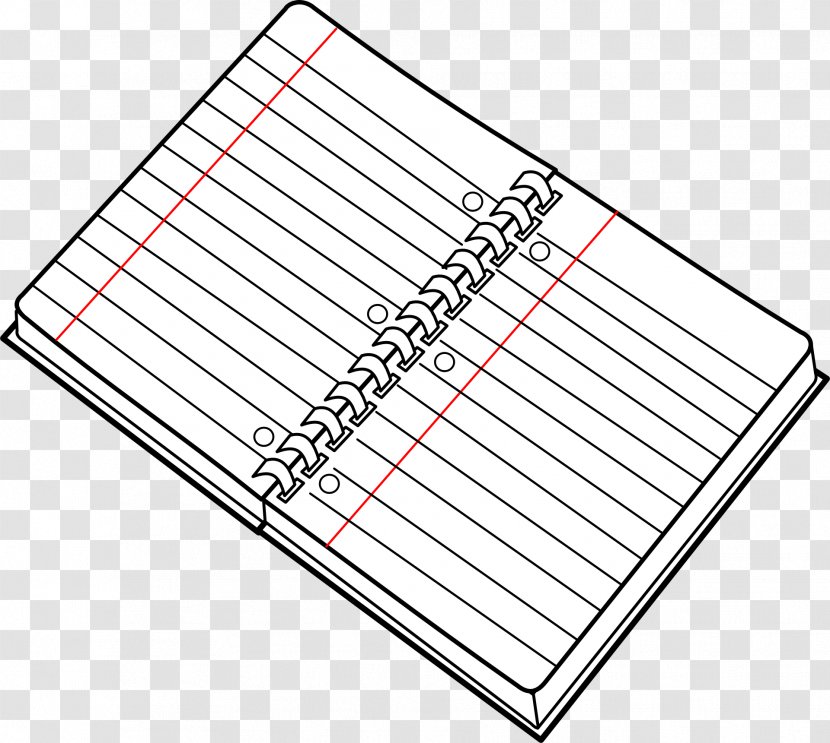 Notebook Paper Black And White Clip Art - Stripe Transparent PNG
