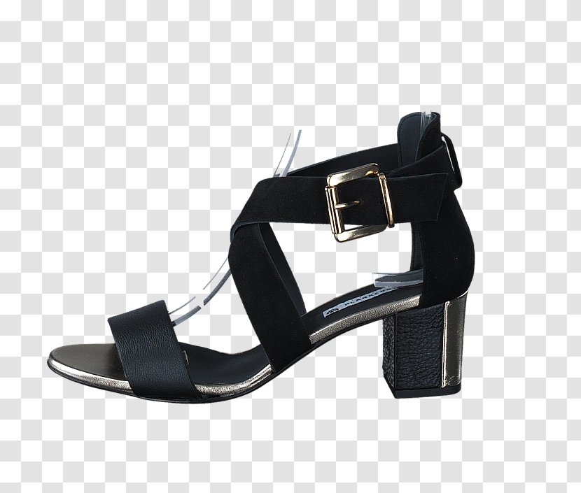 Sandal Shoe - Black M - Suede Leather Transparent PNG