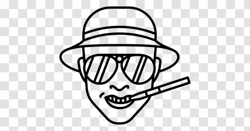 Raoul Duke Headgear Fear And Loathing In Las Vegas Tobacco Pipe Hat - Smoking Transparent PNG