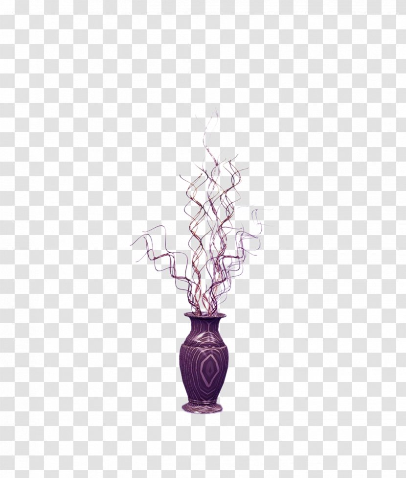 Purple Pattern - Violet - Vase Transparent PNG