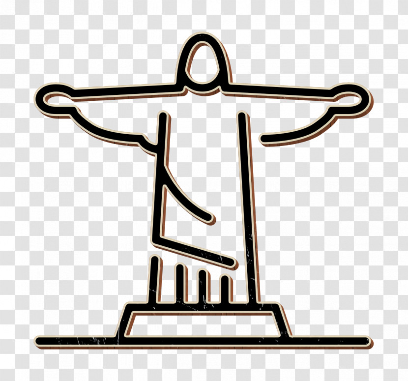 Brazil Icon Monuments Icon Christ The Redeemer Icon Transparent PNG
