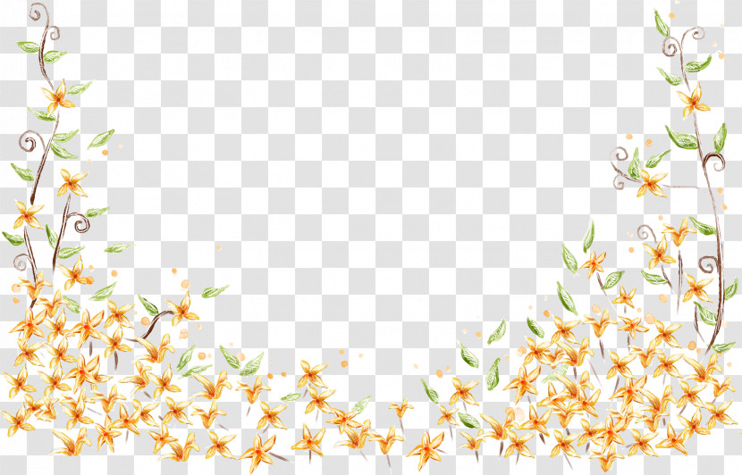 Flower Rectangular Frame Floral Rectangular Frame Transparent PNG