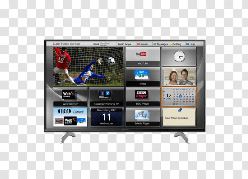 Panasonic Smart TV 4K Resolution LED-backlit LCD Television - Media - Tivi Transparent PNG