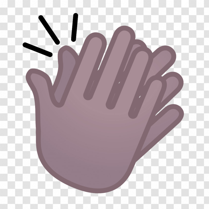 Glove Personal Protective Equipment Violet Hand Finger Transparent PNG