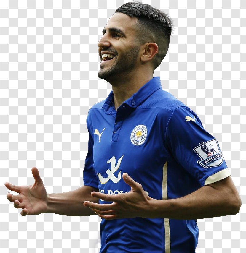 Riyad Mahrez Leicester City F.C. Premier League Algeria National Football Team - T Shirt Transparent PNG