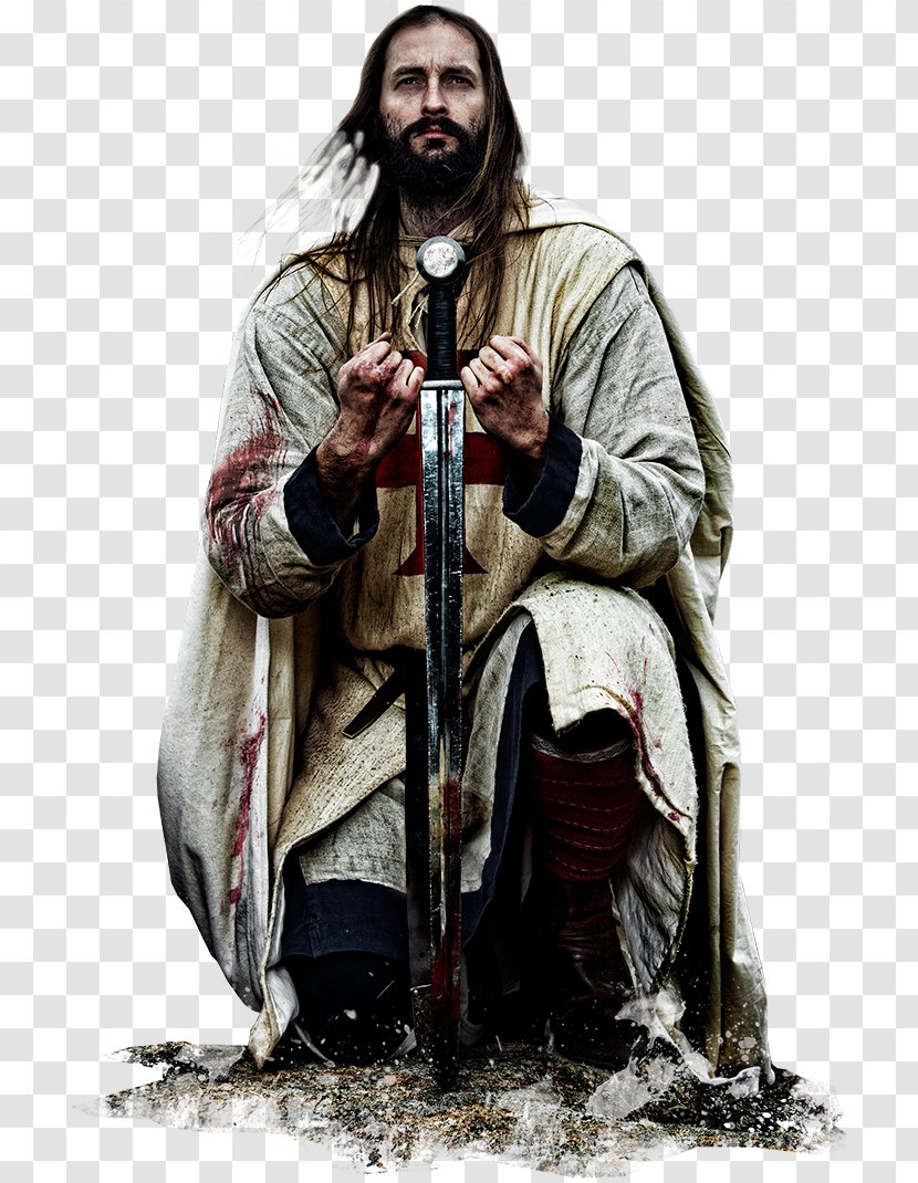 Gualdim Pais Crusades Knights Templar Reconquista Holy Land - Cavaler Cruciat - Knight Transparent PNG